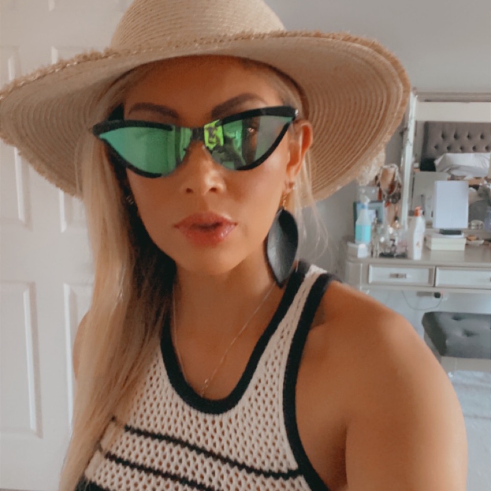 Leather Teardrop Earrings - Picture 6 of 14